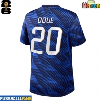 Frankreich Desire Doue #20 Heimtrikot EM 2024 Kurzarm